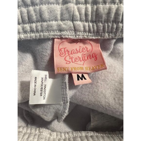 Frasier Sterling | Gray Jogger‎ Sweatpants Smiley Faces Sz M - Picture 6 of 9